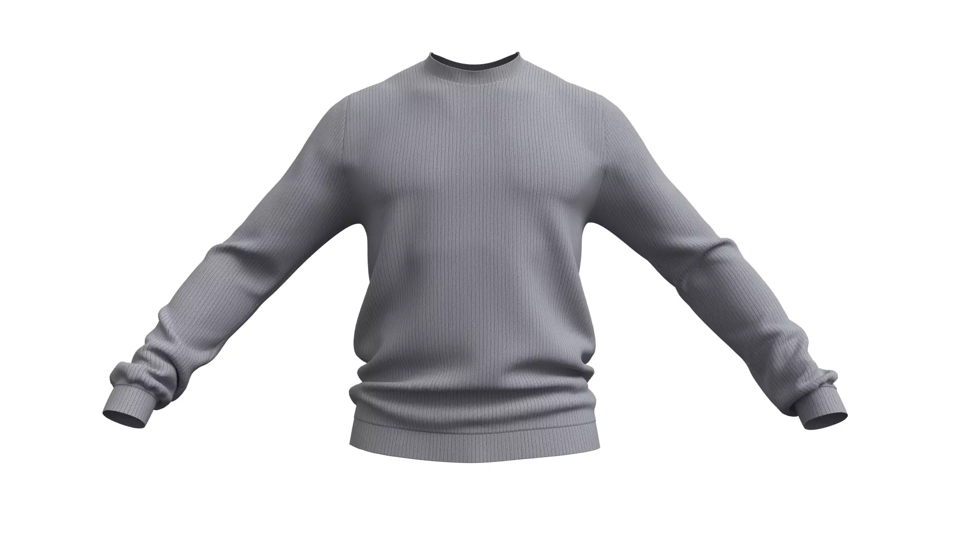Basic Sweater - Marvelous Designer 3D model