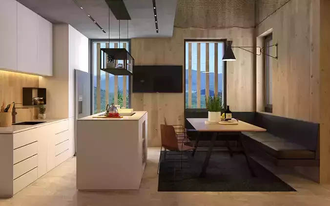 Kitchen and Dining Room