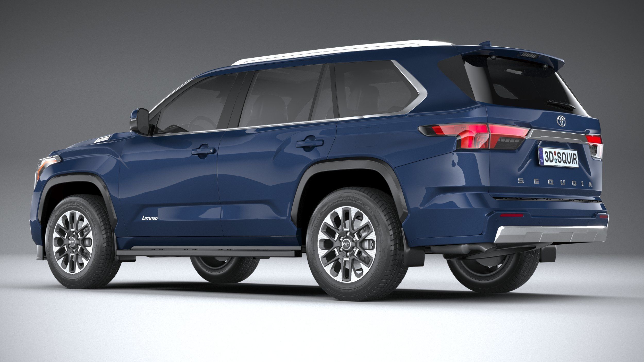 Toyota Sequoia 2023 3D model_5