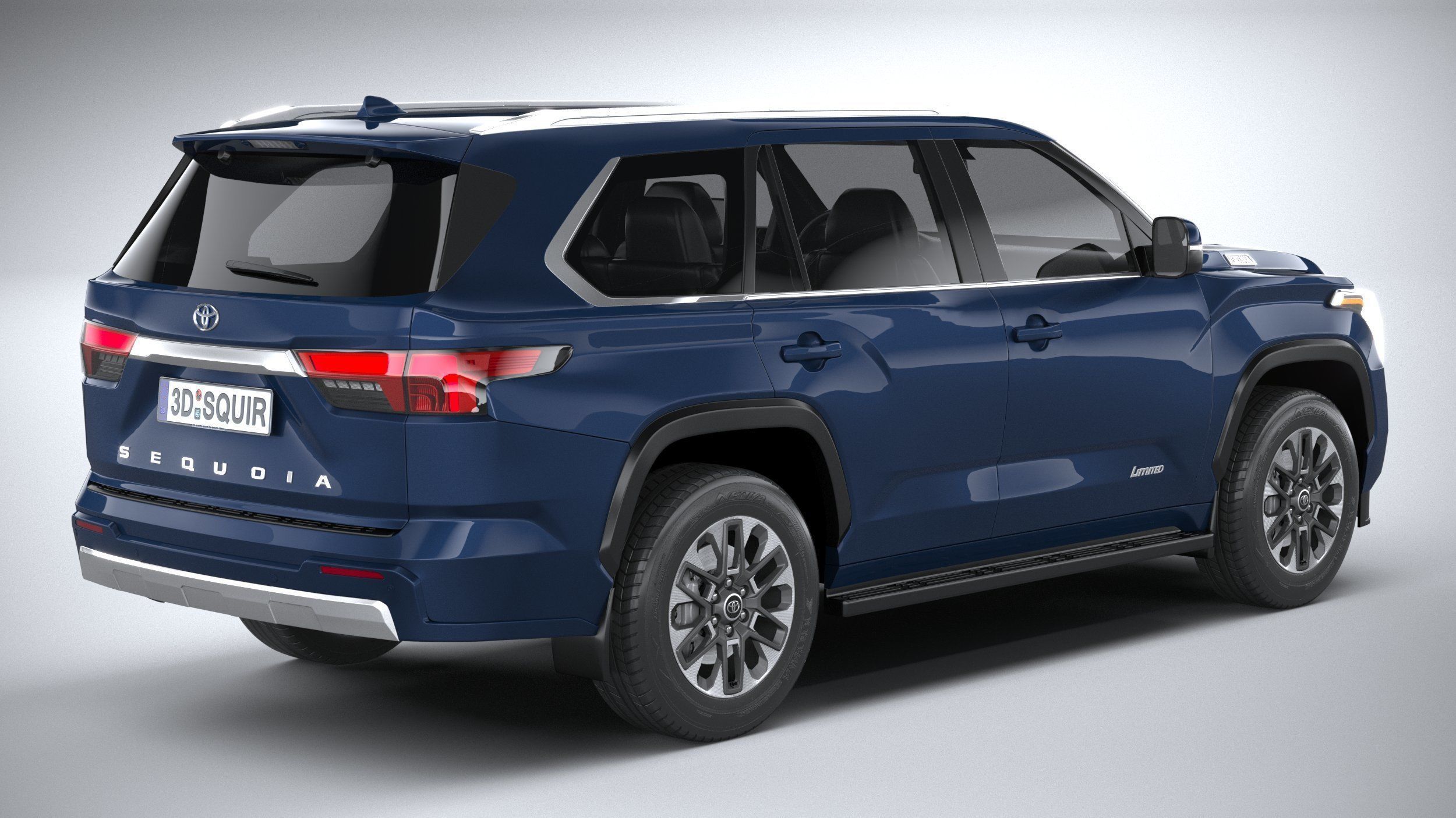 Toyota Sequoia 2023 3D model_17