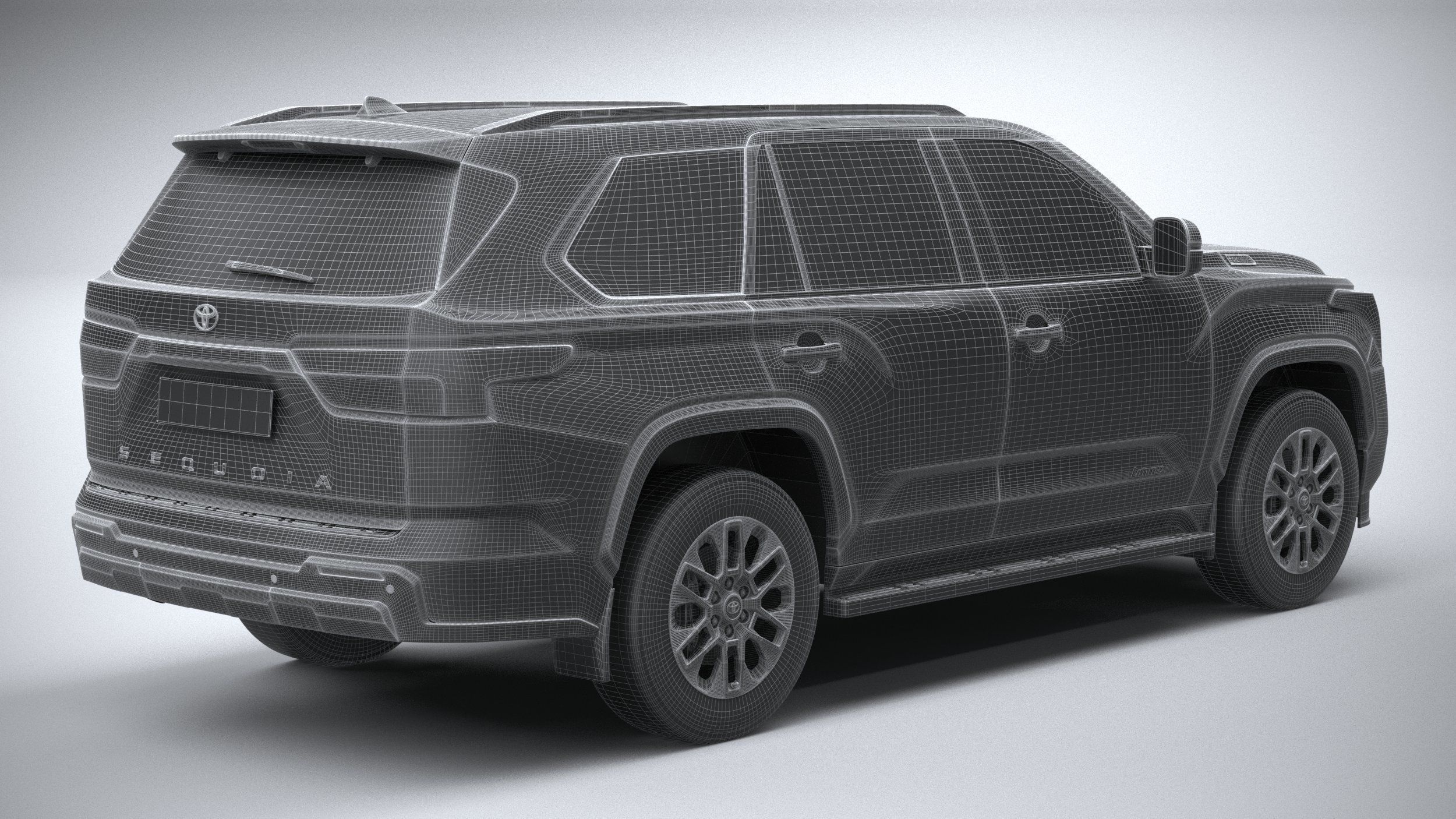 Toyota Sequoia 2023 3D model_27