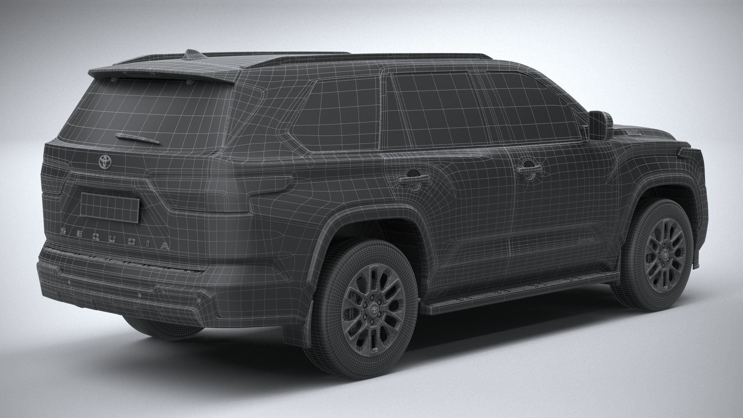 Toyota Sequoia 2023 3D model_29