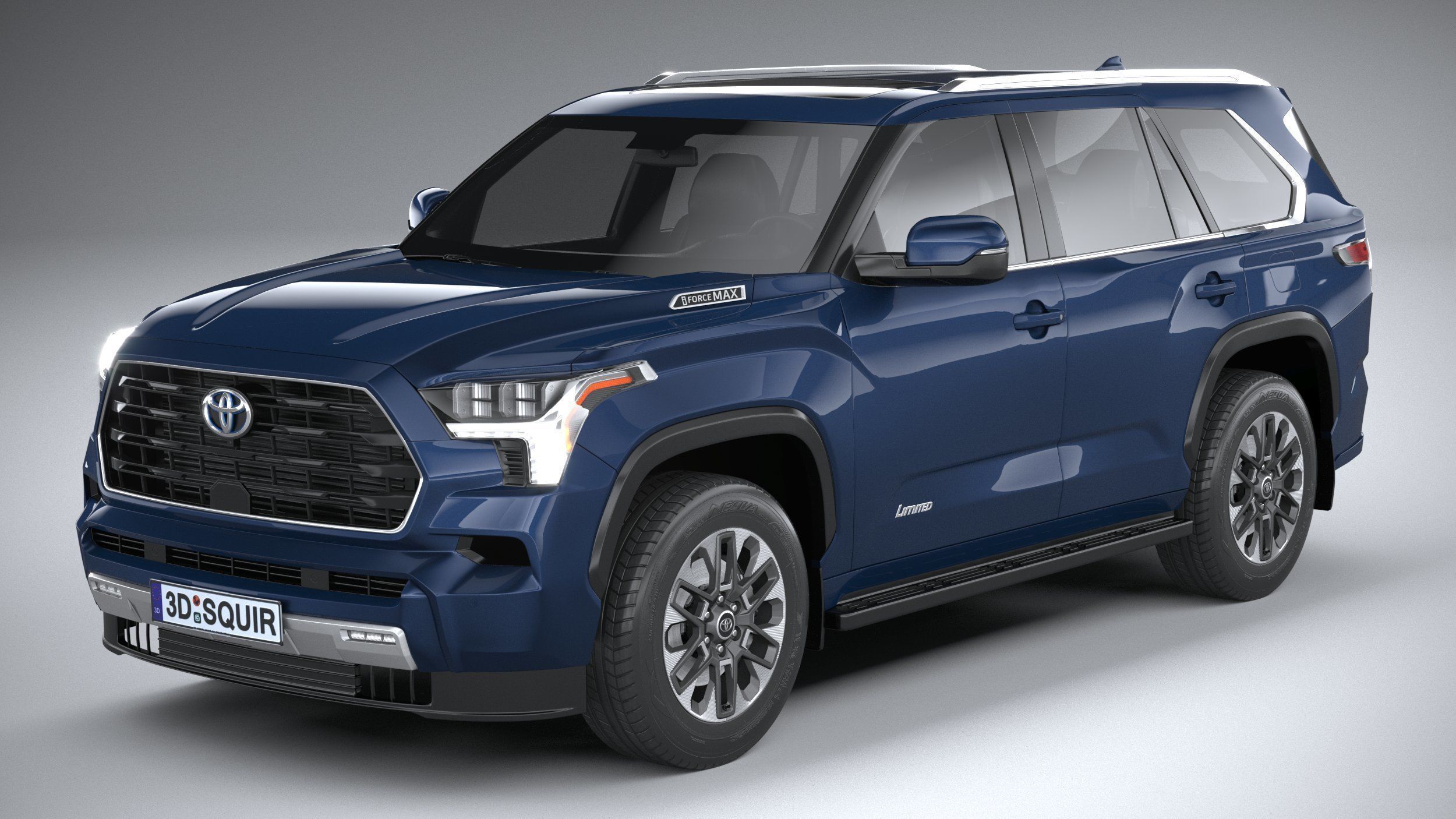 Toyota Sequoia 2023 3D model_1