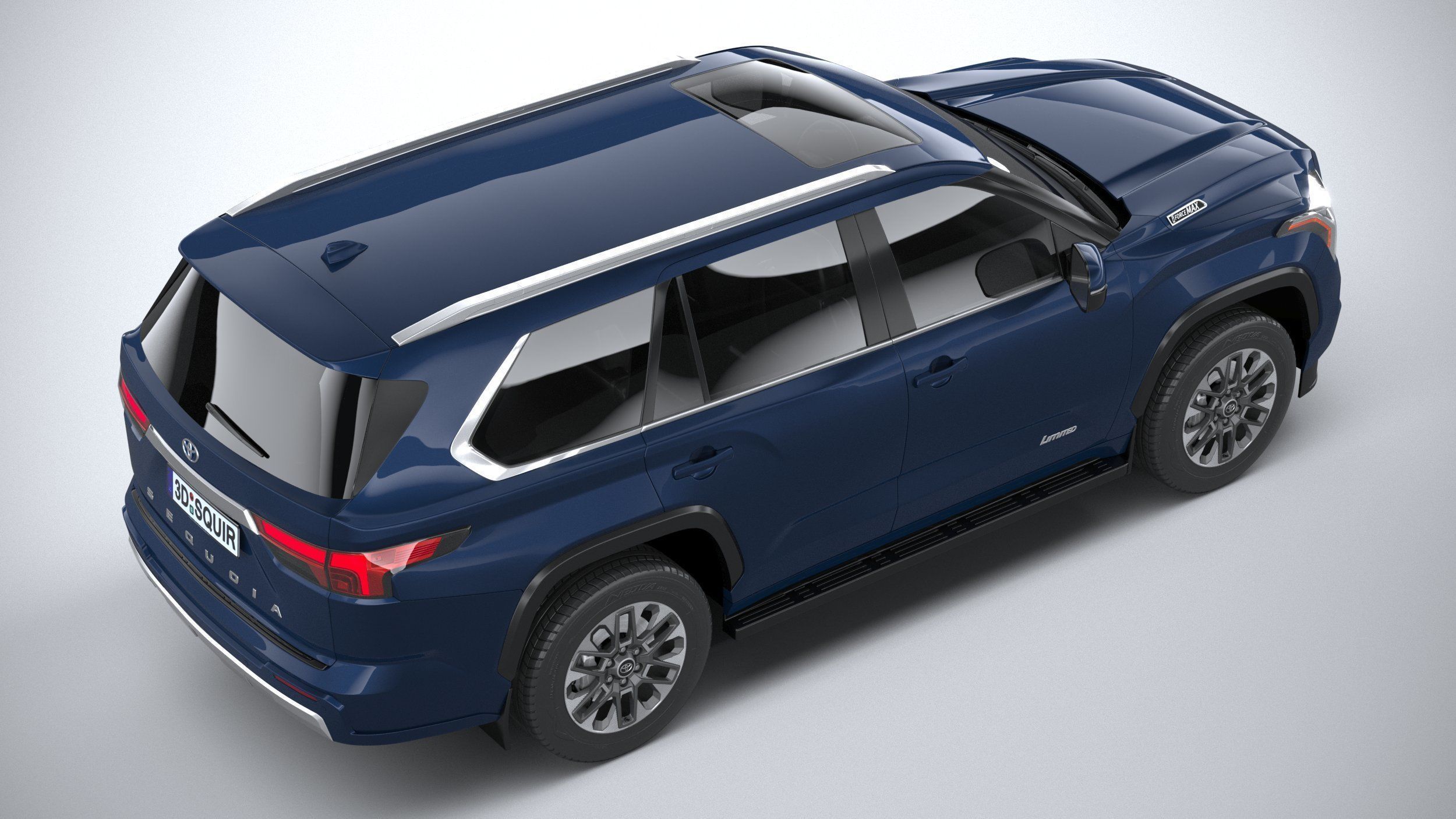 Toyota Sequoia 2023 3D model_10