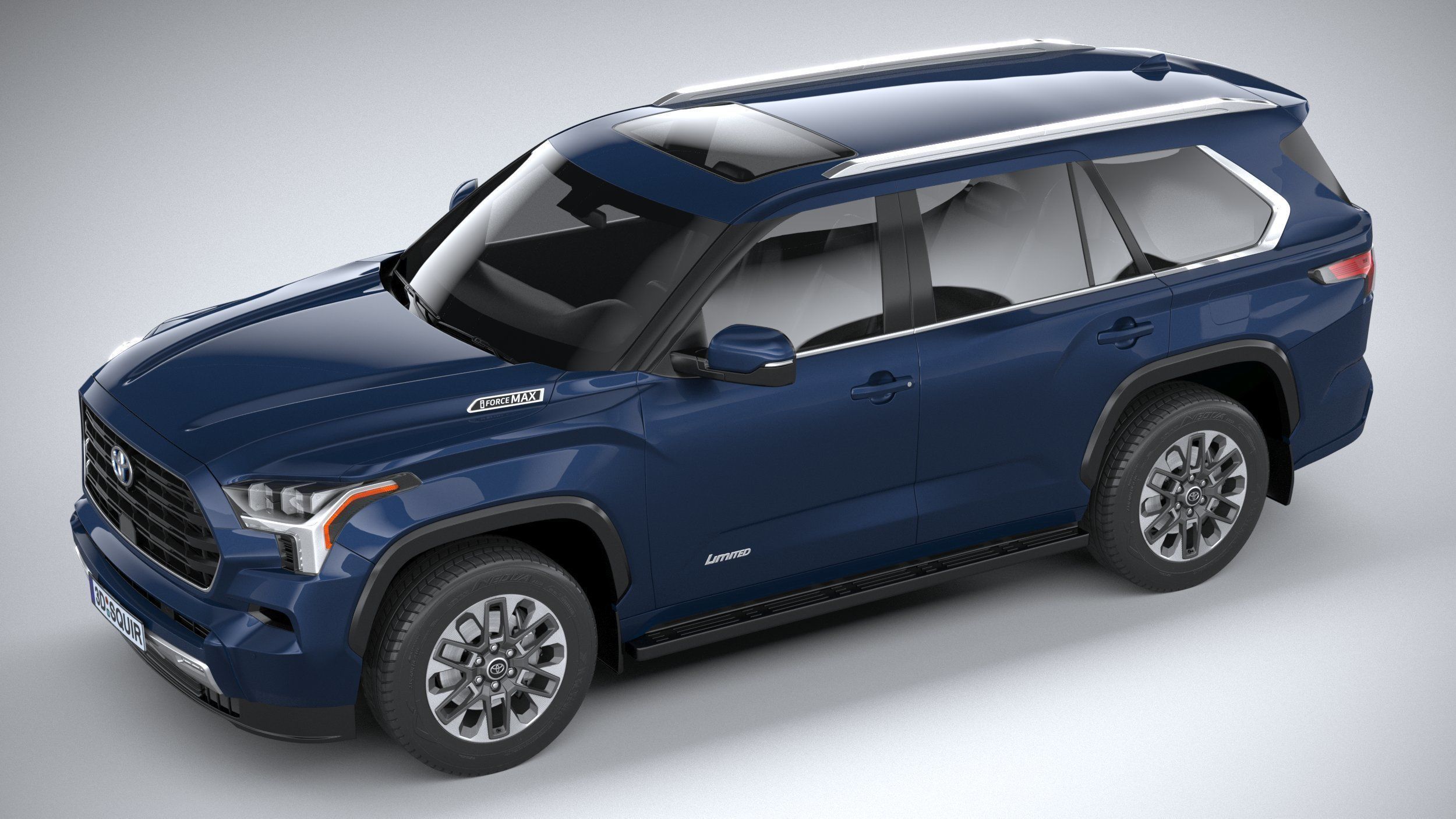 Toyota Sequoia 2023 3D model_7