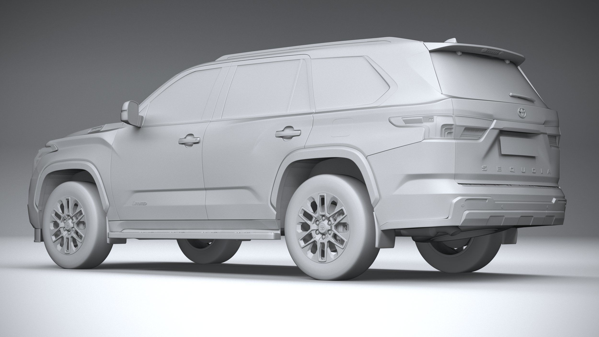 Toyota Sequoia 2023 3D model_21