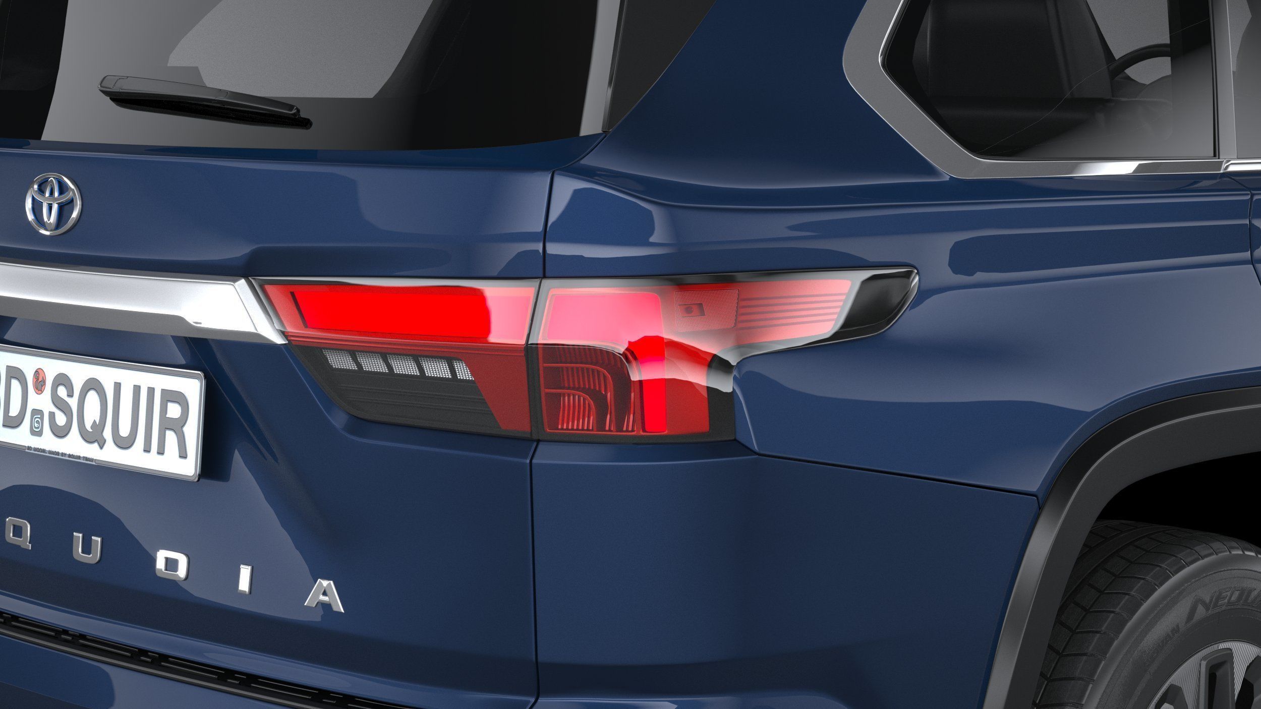 Toyota Sequoia 2023 3D model_18