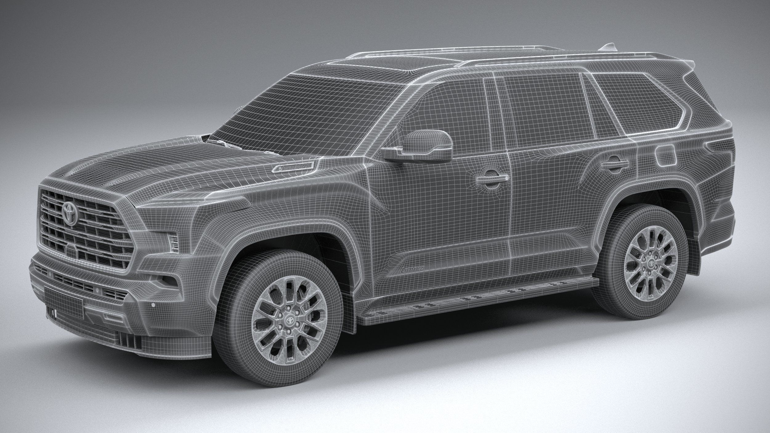 Toyota Sequoia 2023 3D model_26