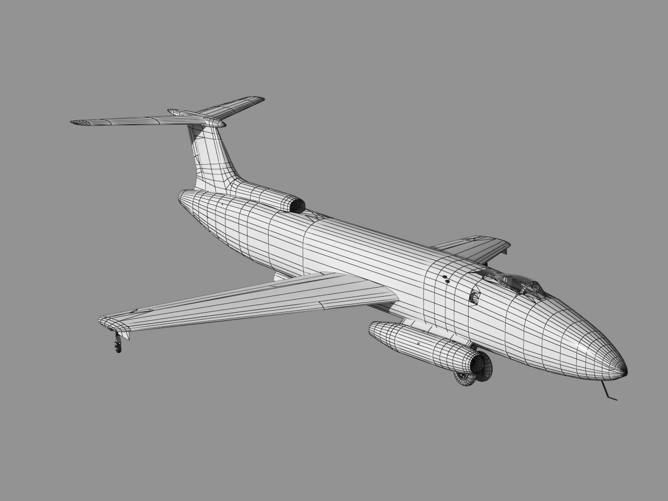 Martin XB-51 bomber 3D model_14