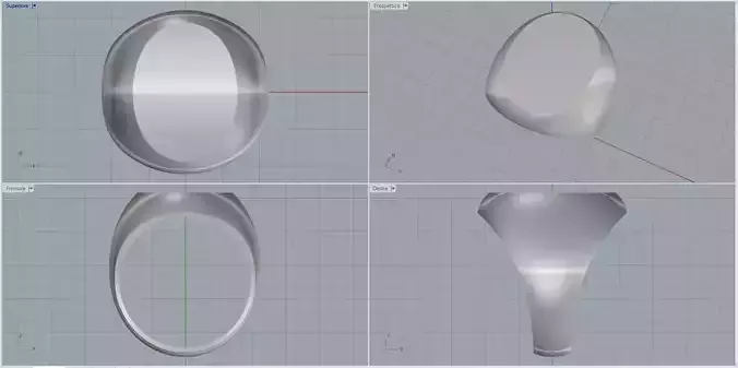 Chevalier anello ovale - Chevalier ring oval