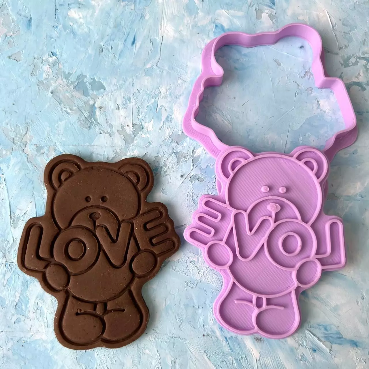 Bear Cookie Cutter 3D print model_0