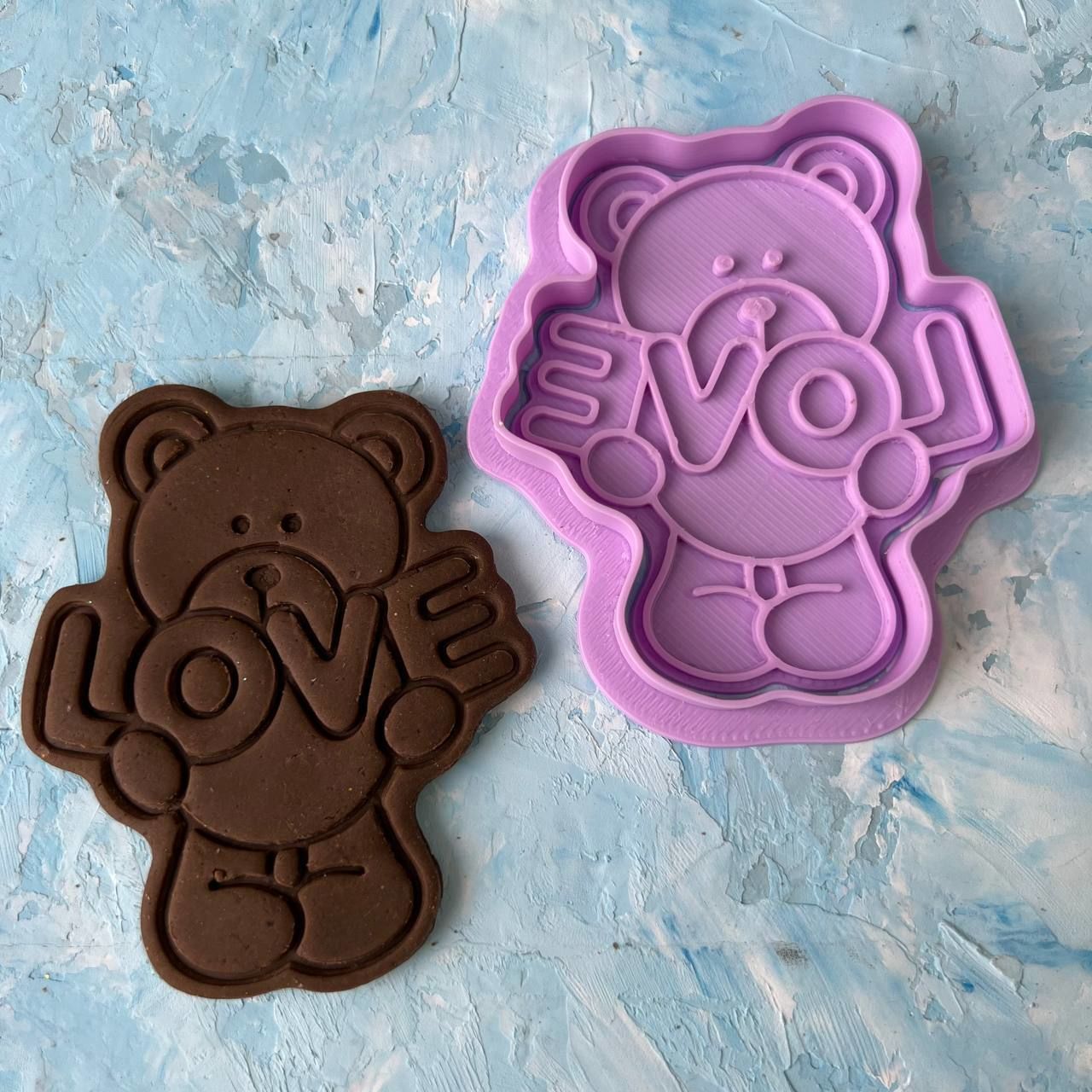 Bear Cookie Cutter 3D print model_1