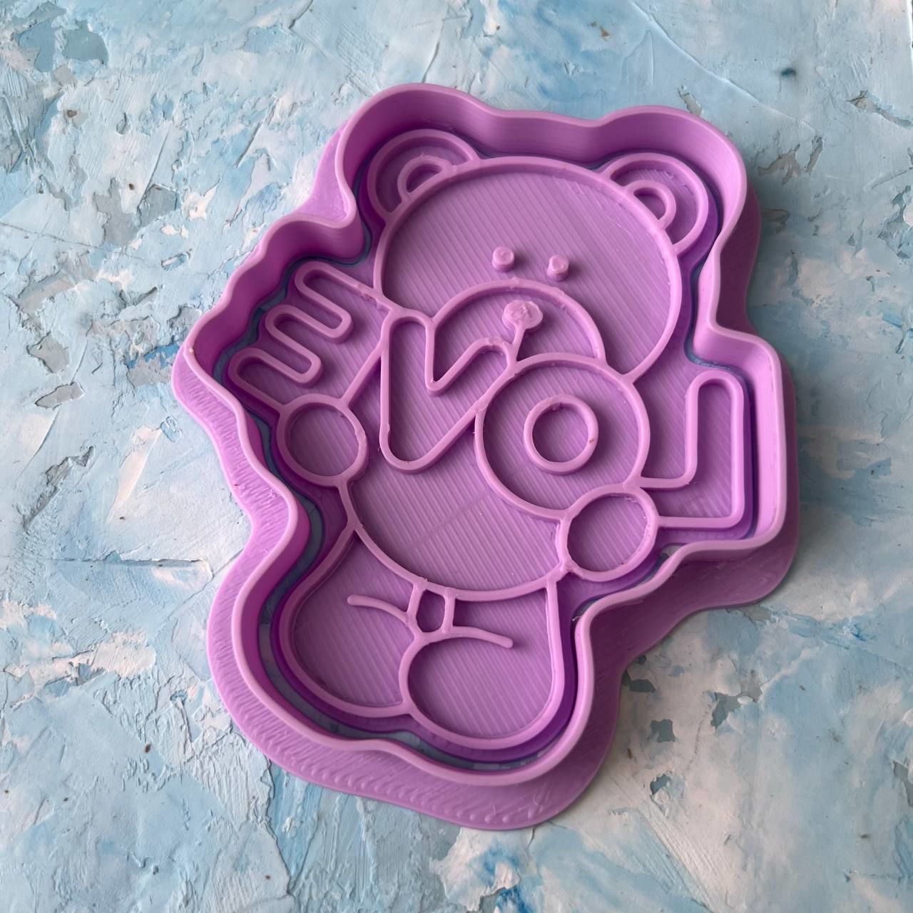 Bear Cookie Cutter 3D print model_2
