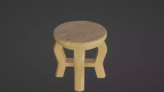Wooden Round Stool