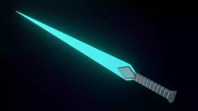 Sci-fi Diamond Blade Sword Model B-1