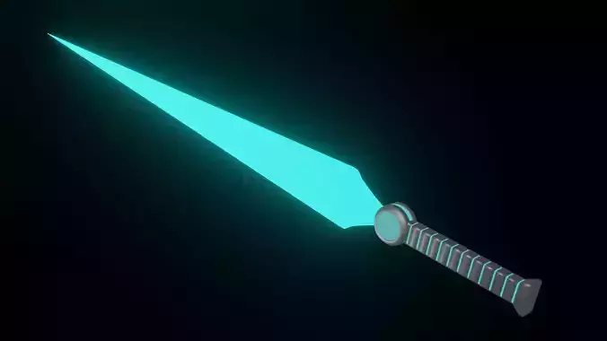 Sci-fi Circle Blade Sword Model B-3
