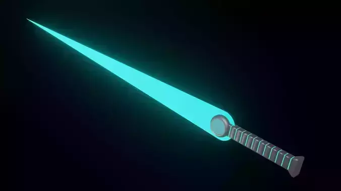 Sci-fi Circle Blade Sword Model B-1