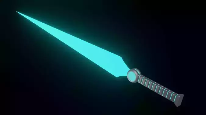 Sci-fi Circle Blade Sword Model A-3