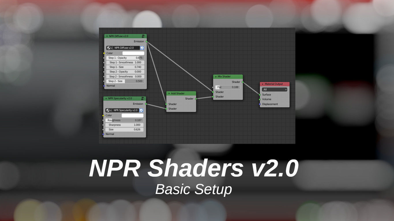 For Anime in Blender - NPR Shaders for Eevee Free 3D model_3