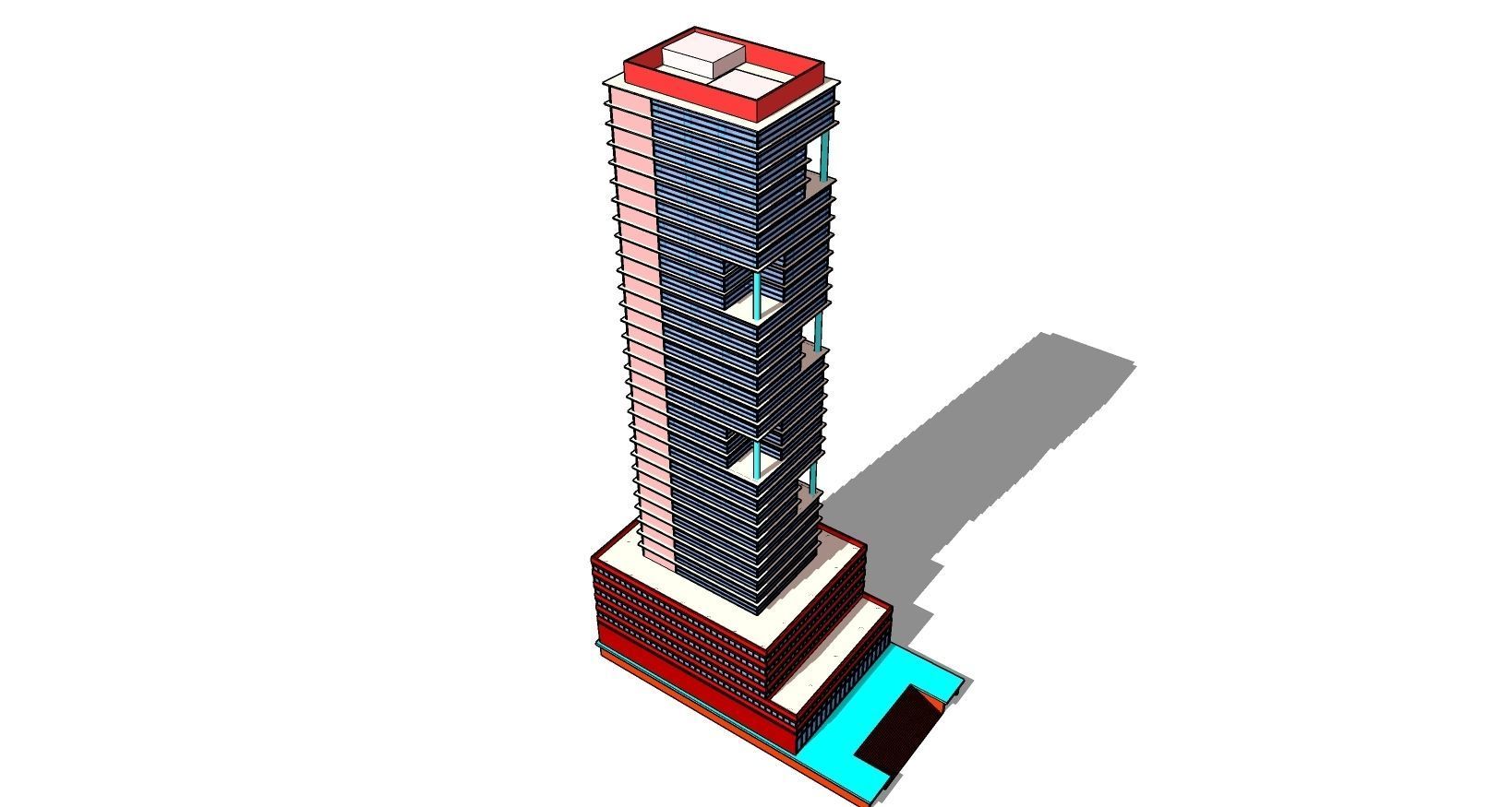Commercial Building 07 3D model_5