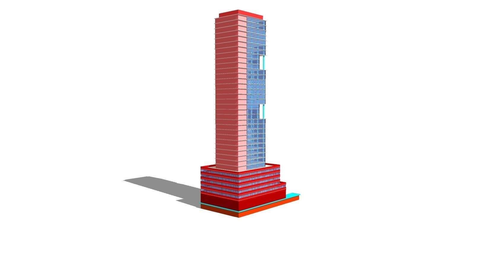 Commercial Building 07 3D model_2