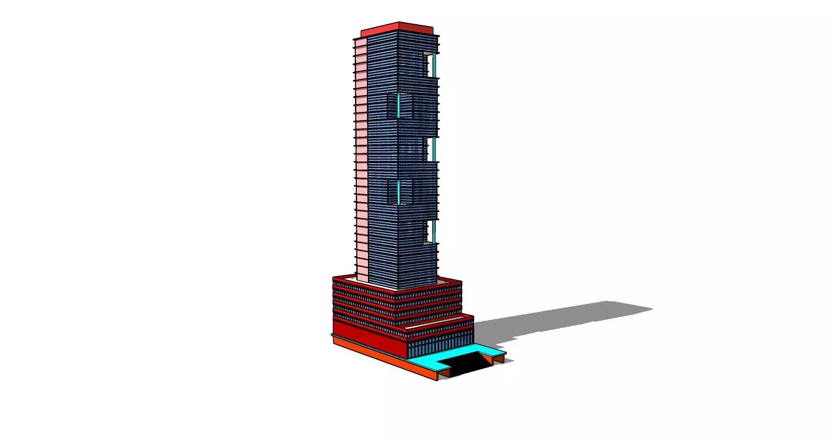 Commercial Building 07 3D model_0