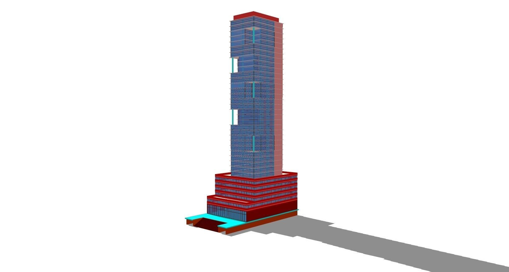 Commercial Building 07 3D model_4