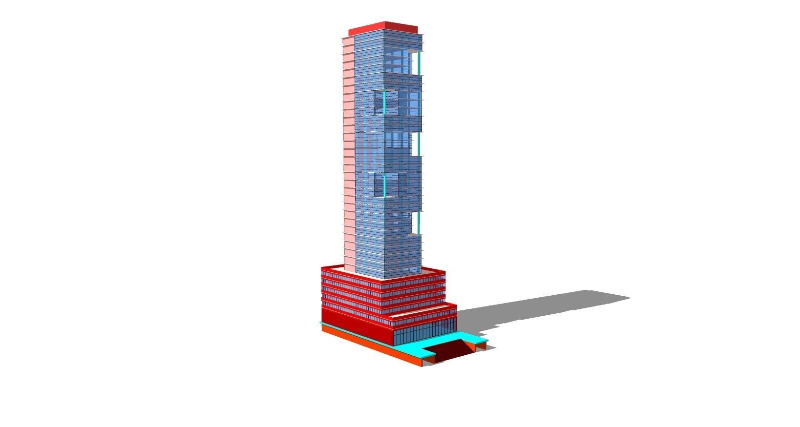 Commercial Building 07 3D model_1