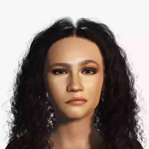 Zendaya dancing girl  3D Rigged model ready for animation   3D model
