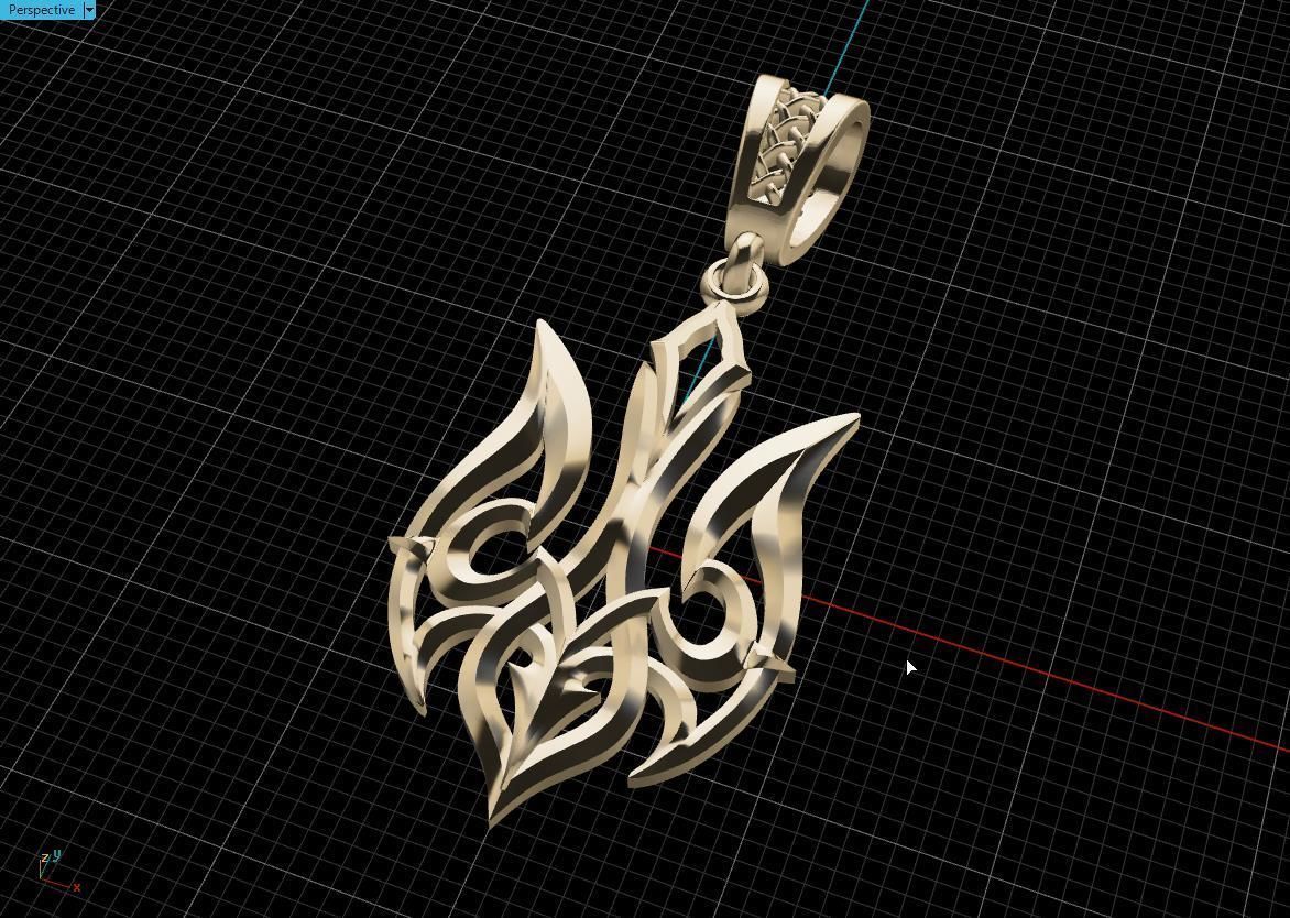 Ukrainian Trident 3D print model_7