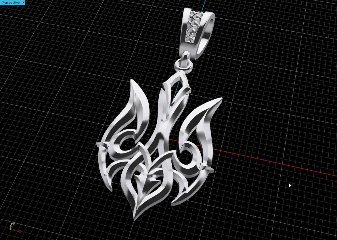 Ukrainian Trident 3D print model_16