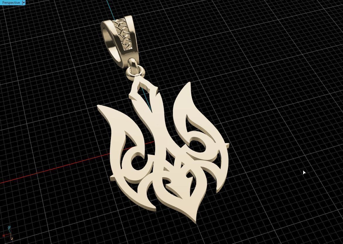 Ukrainian Trident 3D print model_9