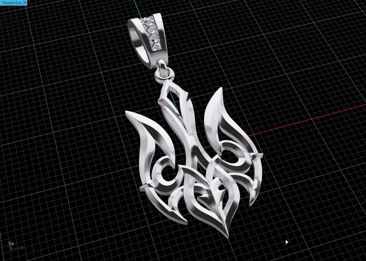 Ukrainian Trident 3D print model_14