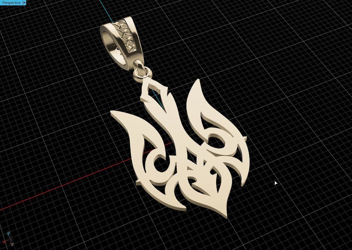 Ukrainian Trident 3D print model_8