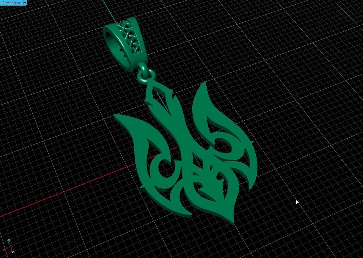 Ukrainian Trident 3D print model_13