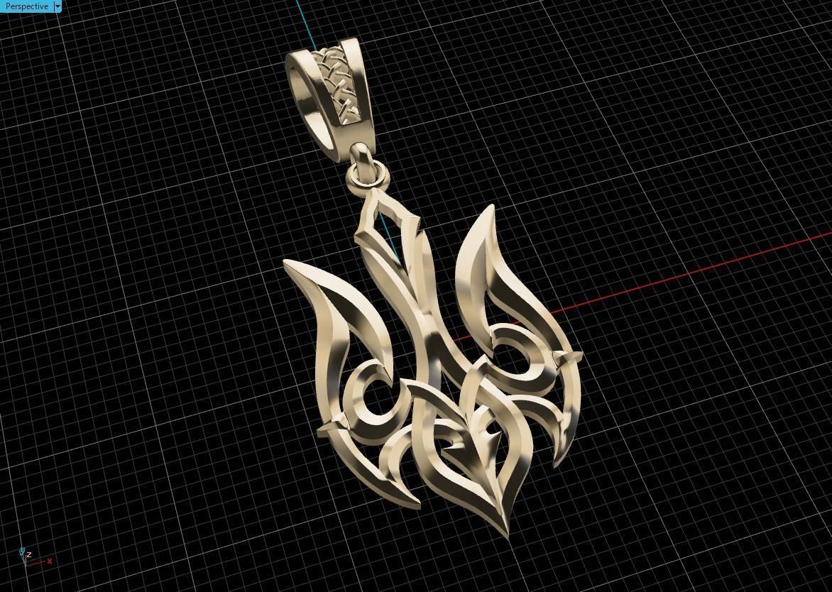 Ukrainian Trident 3D print model_6