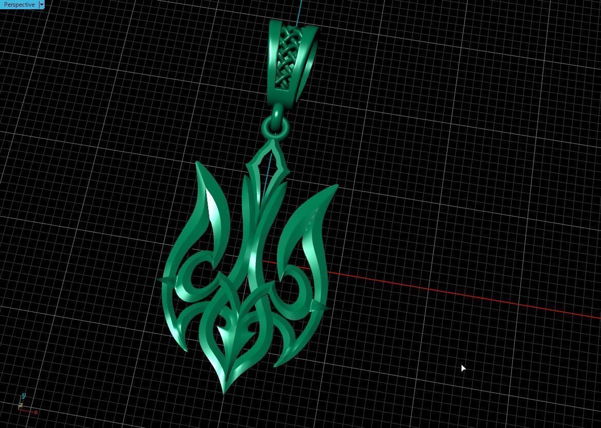 Ukrainian Trident 3D print model_12