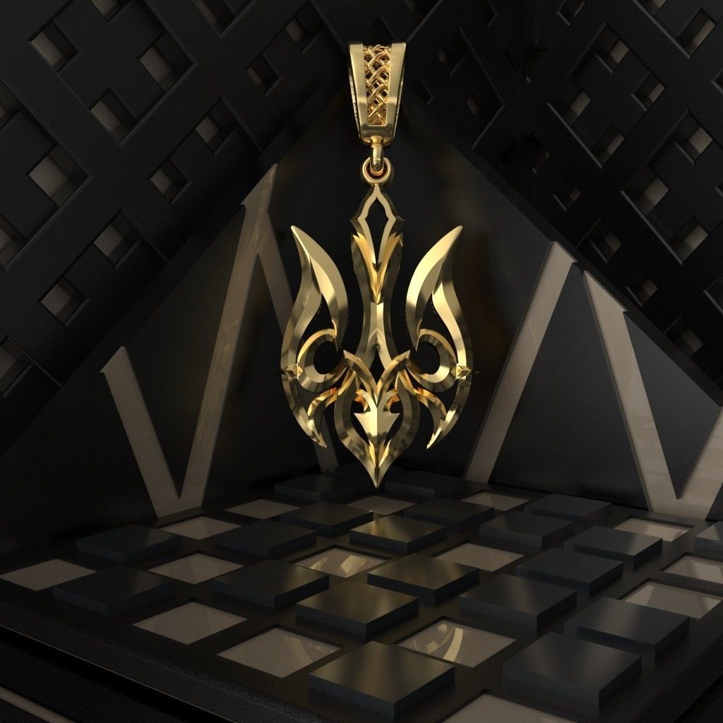Ukrainian Trident 3D print model_2