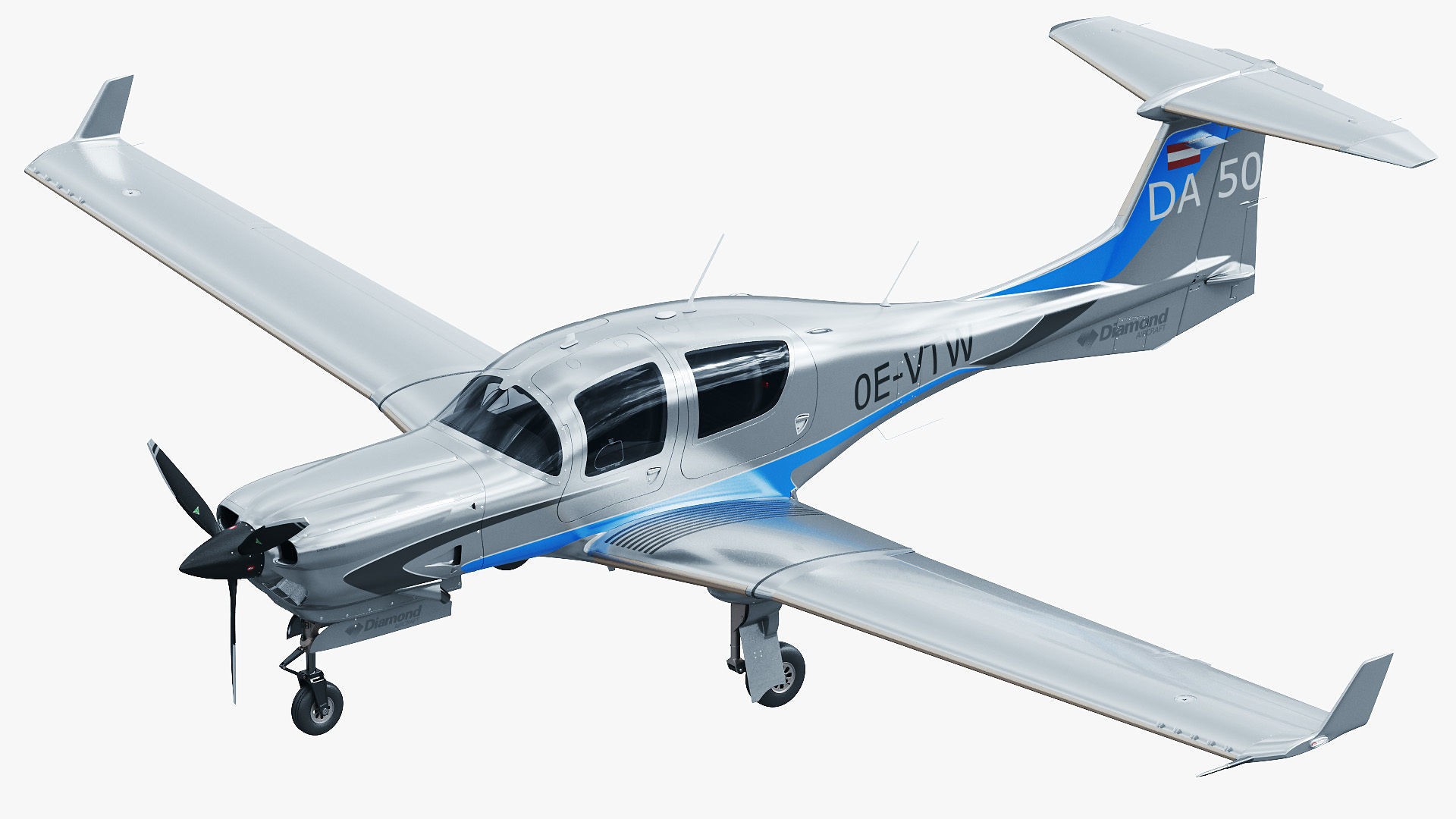 Diamond DA50 RG 3D model_1