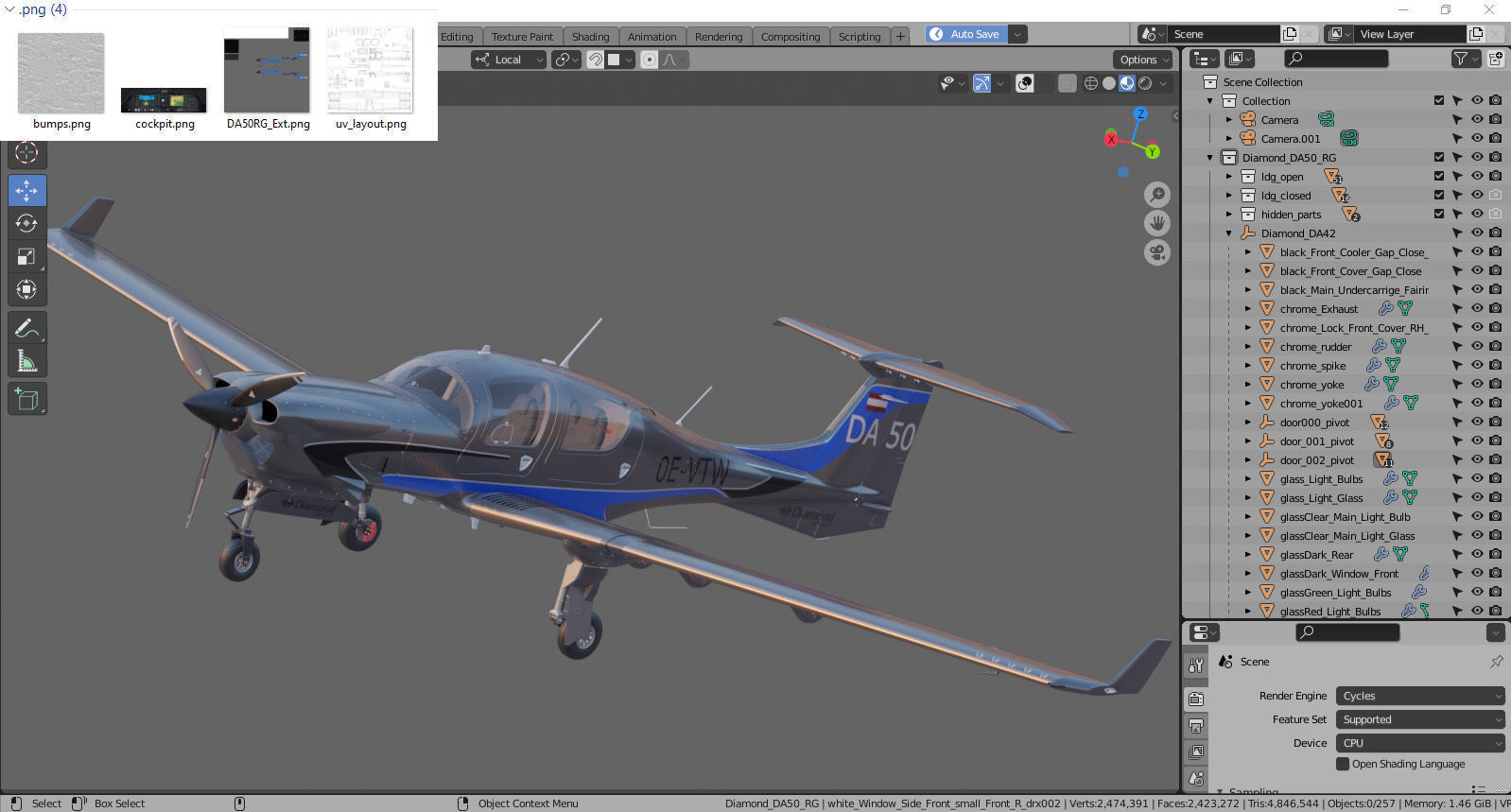 Diamond DA50 RG 3D model_40