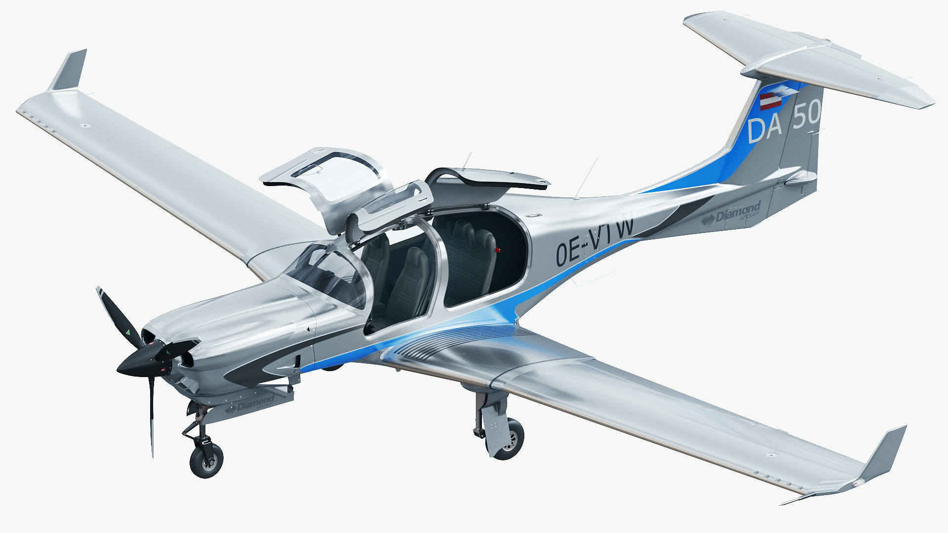 Diamond DA50 RG 3D model_2