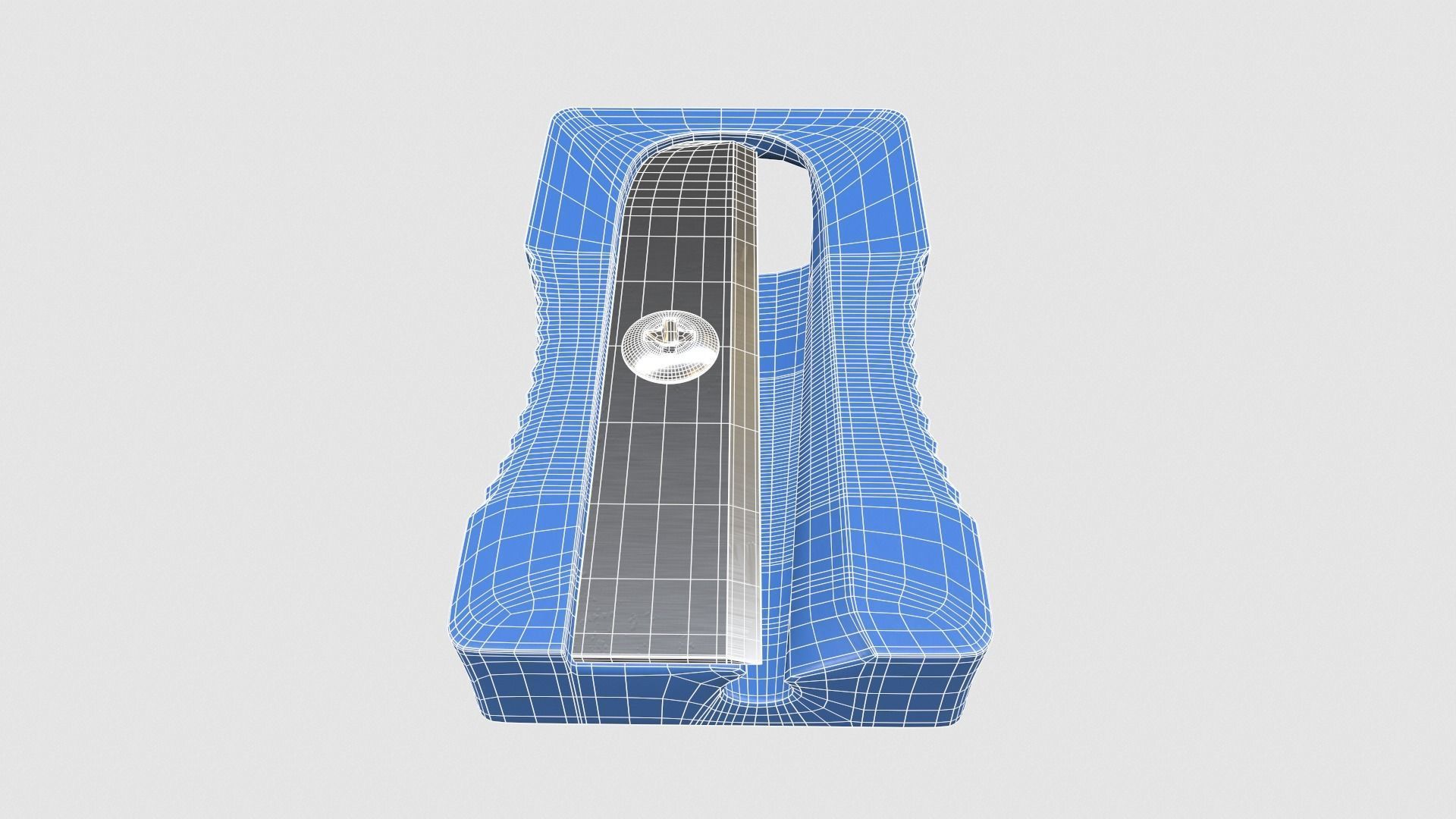 Pencil sharpener Low-poly 3D model_8