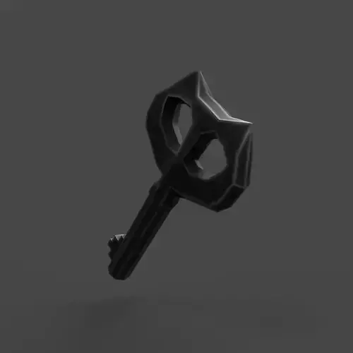 Key Metal Old Fantasy and Vintage Concept