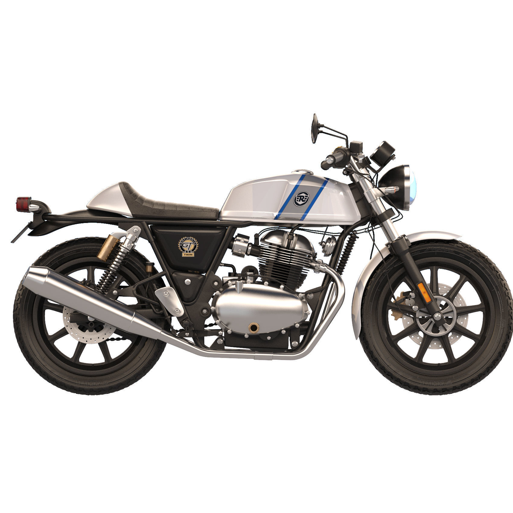 Royal Enfield Continental GT 650 2021 3D model_8