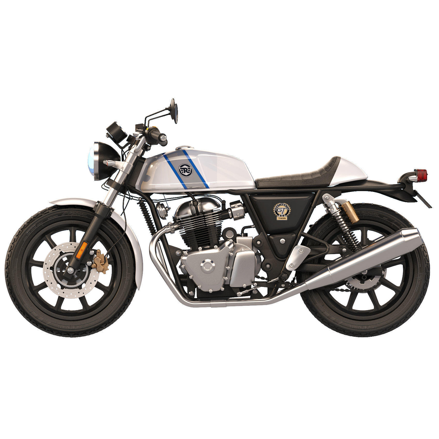 Royal Enfield Continental GT 650 2021 3D model_4