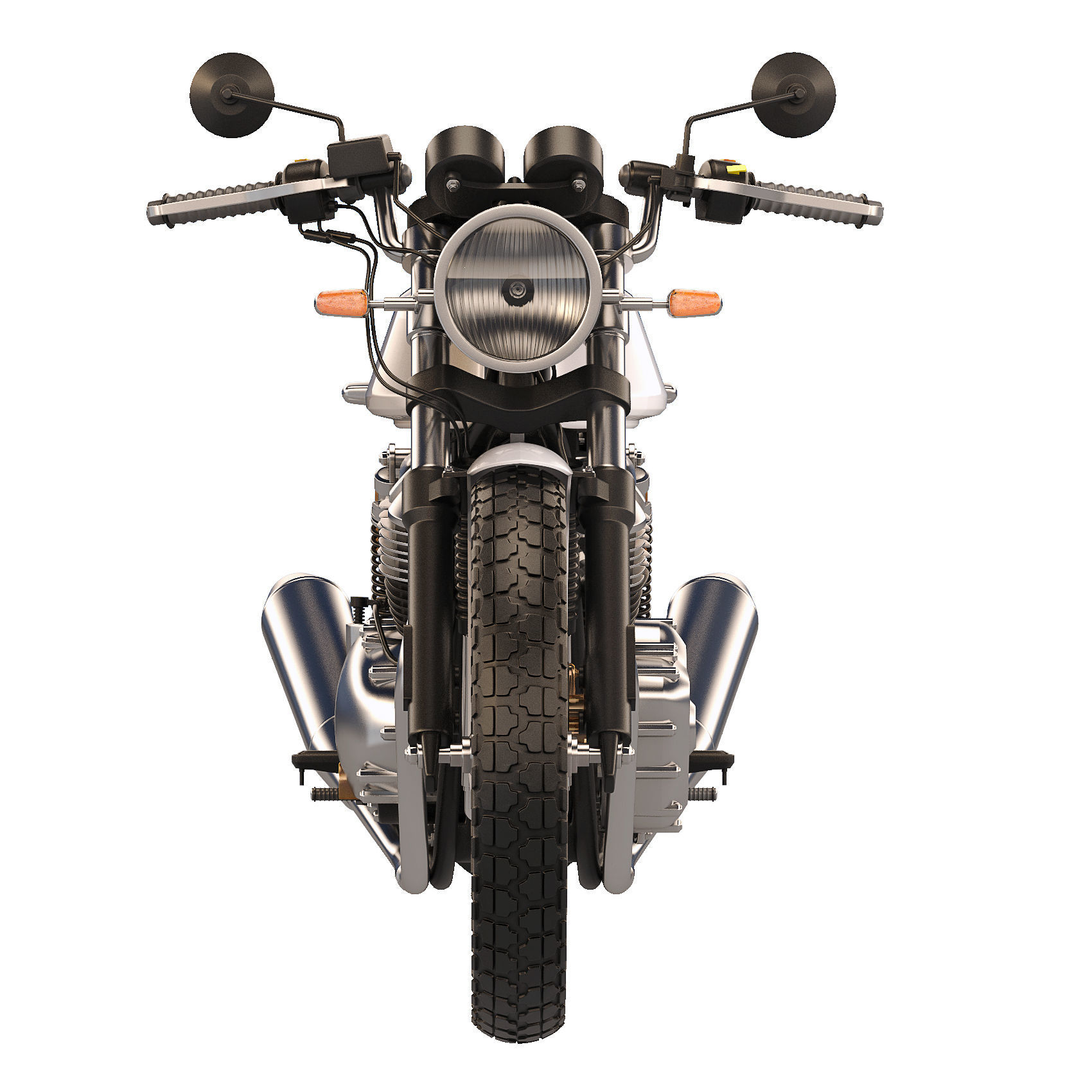 Royal Enfield Continental GT 650 2021 3D model_10