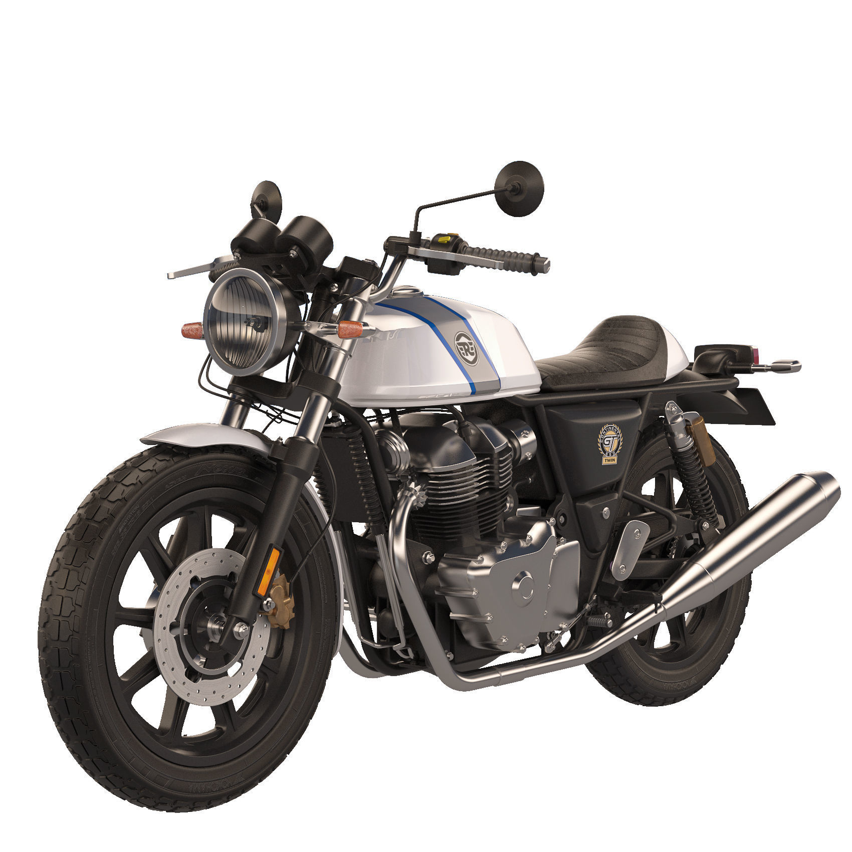 Royal Enfield Continental GT 650 2021 3D model_2