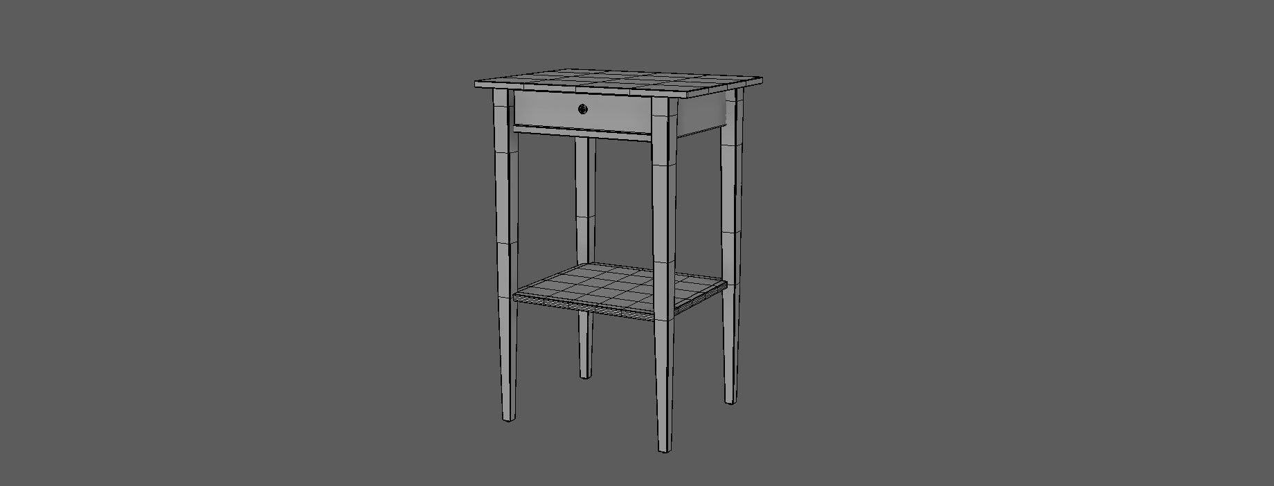  Dark gray stained 3D model_11