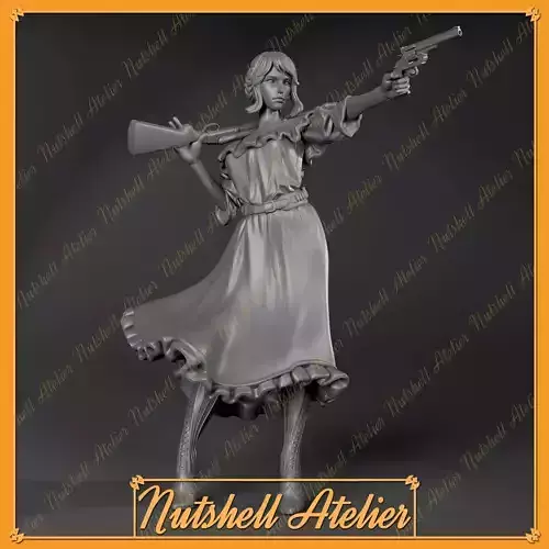 Nutshell Atelier - Gunslinger 01 -NSFW