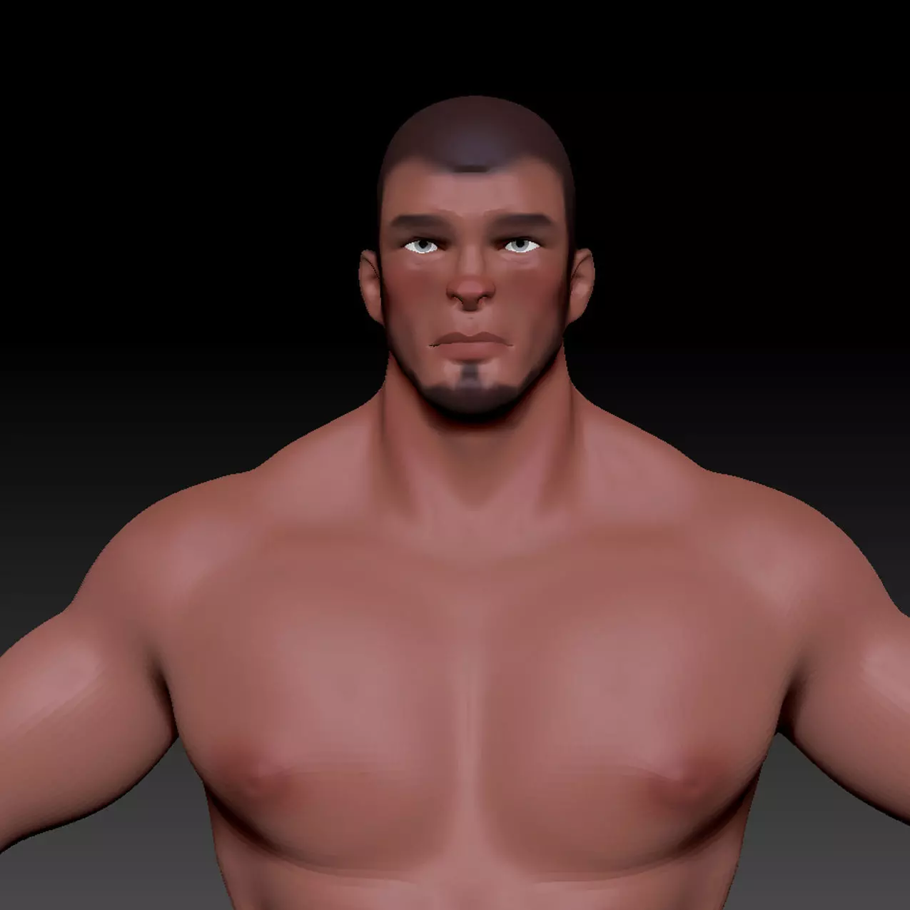 man model pants 3D model_0